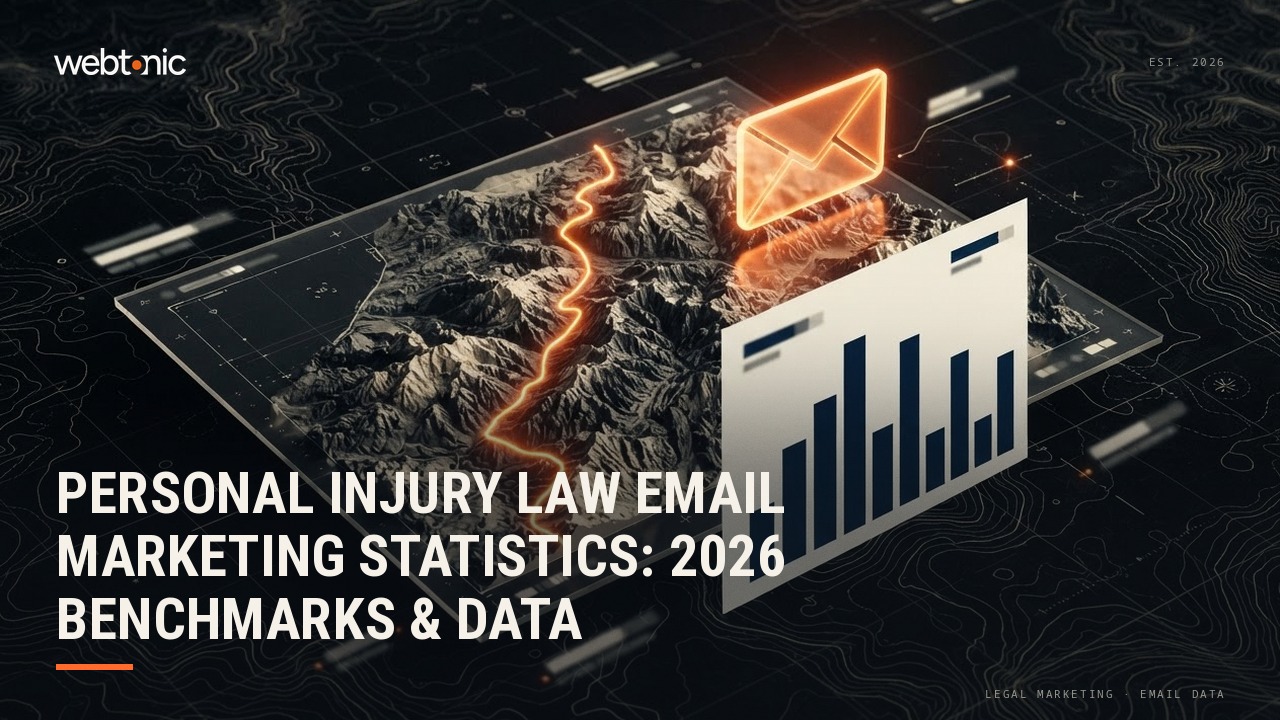 Personal Injury Law Email Marketing Statistics: 2026 Benchmarks & Data — Web Tonic blog thumbnail