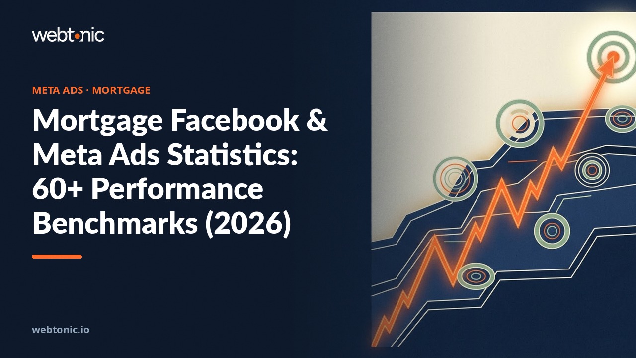 Mortgage Facebook & Meta Ads Statistics: 60+ Performance Benchmarks (2026) — Web Tonic blog thumbnail