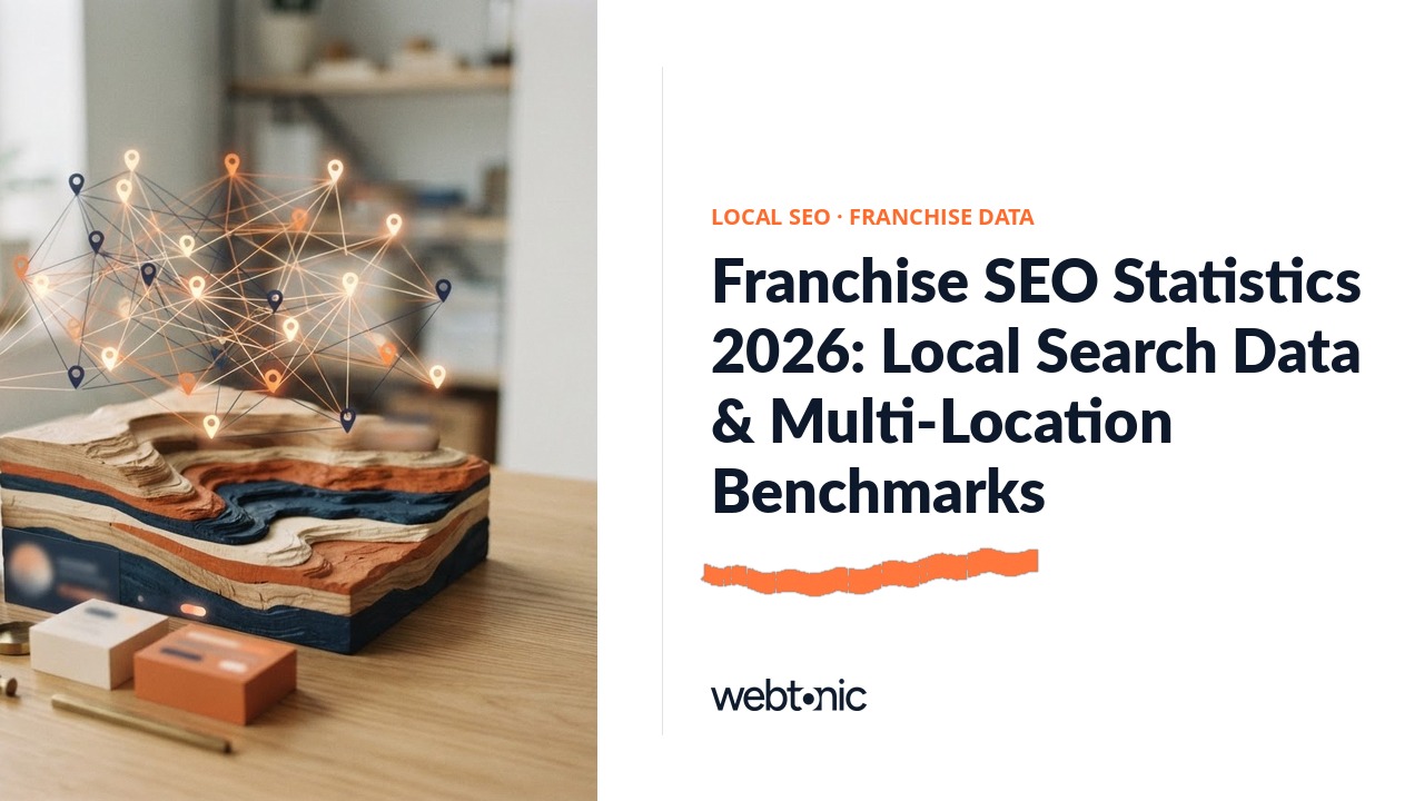 Franchise SEO Statistics 2026: Local Search Data & Multi-Location Benchmarks — Web Tonic blog thumbnail