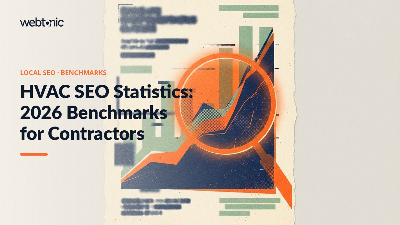 HVAC SEO Statistics: 2026 Benchmarks for Contractors — Web Tonic blog thumbnail