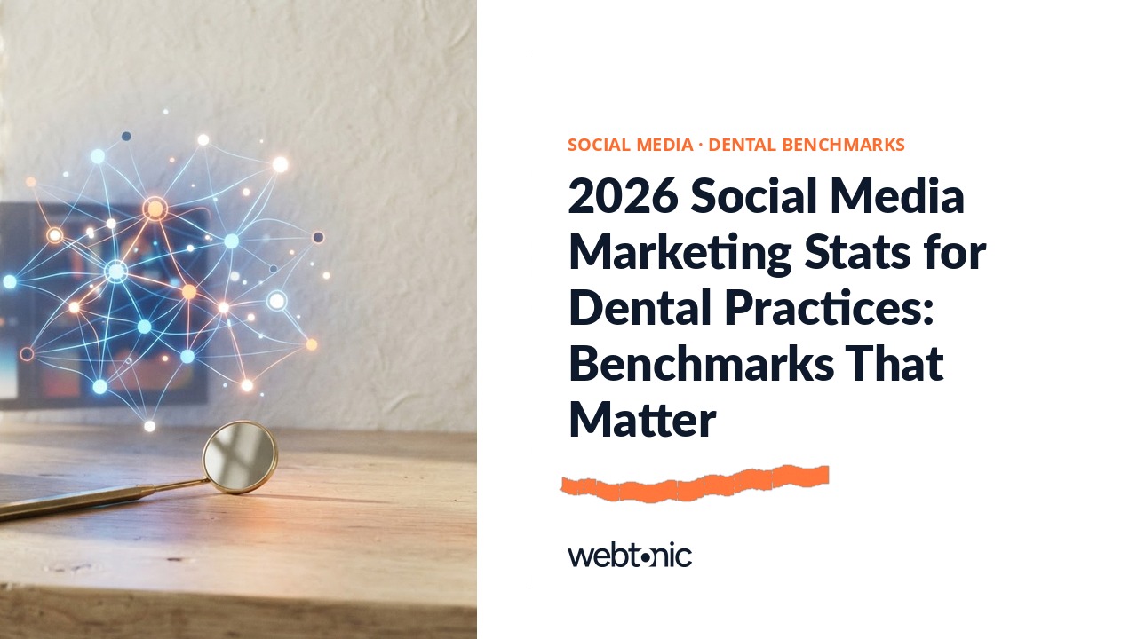 2026 Social Media Marketing Stats for Dental Practices: Benchmarks That Matter — Web Tonic blog thumbnail