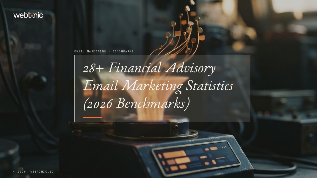 28+ Financial Advisory Email Marketing Statistics (2026 Benchmarks) — Web Tonic blog thumbnail