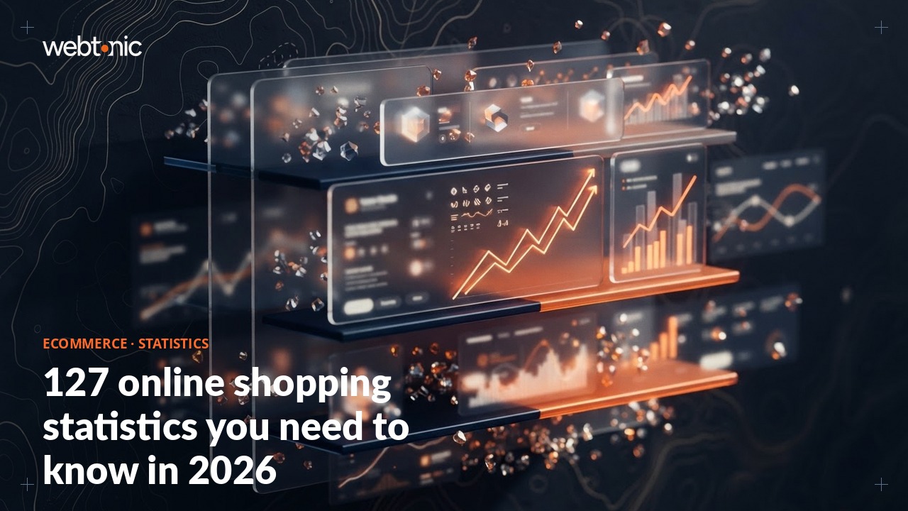 127 online shopping statistics you need to know in 2026 — Web Tonic blog thumbnail