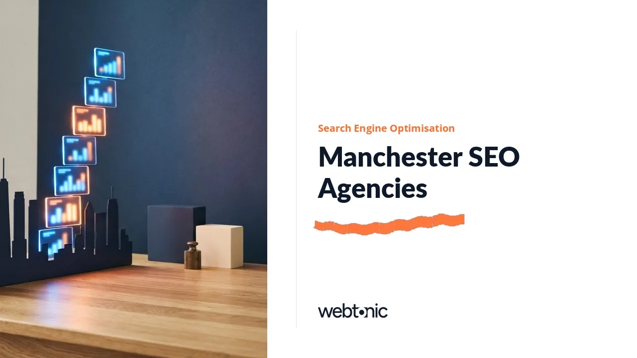 Twelve of Eighteen Manchester SEO Agencies Name Their Clients in 2026 — Web Tonic blog thumbnail