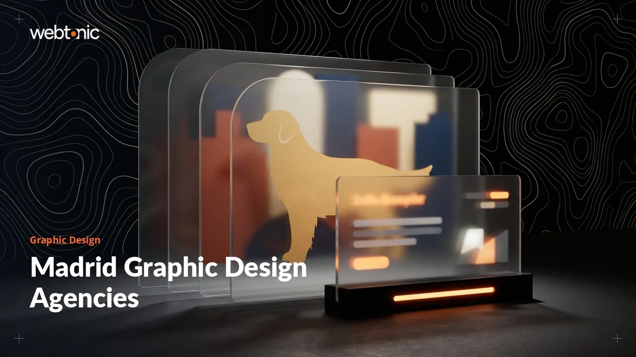 Madrid Graphic Design Agencies in 2026: Studios, Scope and Files — Web Tonic blog thumbnail
