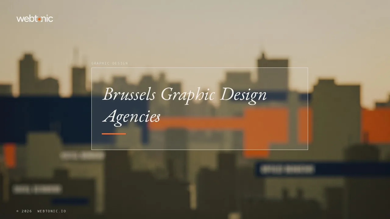 Brussels Graphic Design Agencies in 2026 and Working in Two Languages — Web Tonic blog thumbnail