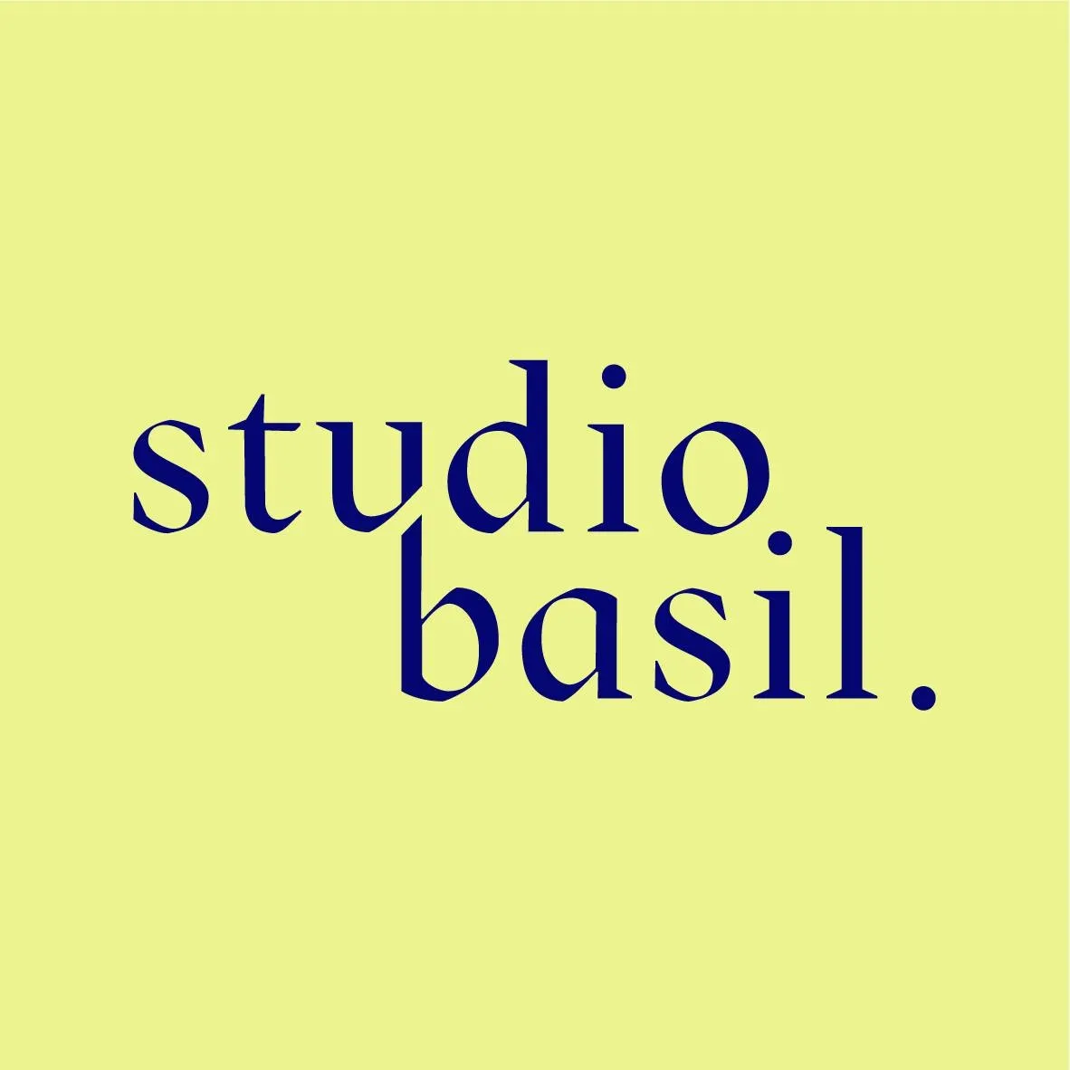 studio basil. Logo