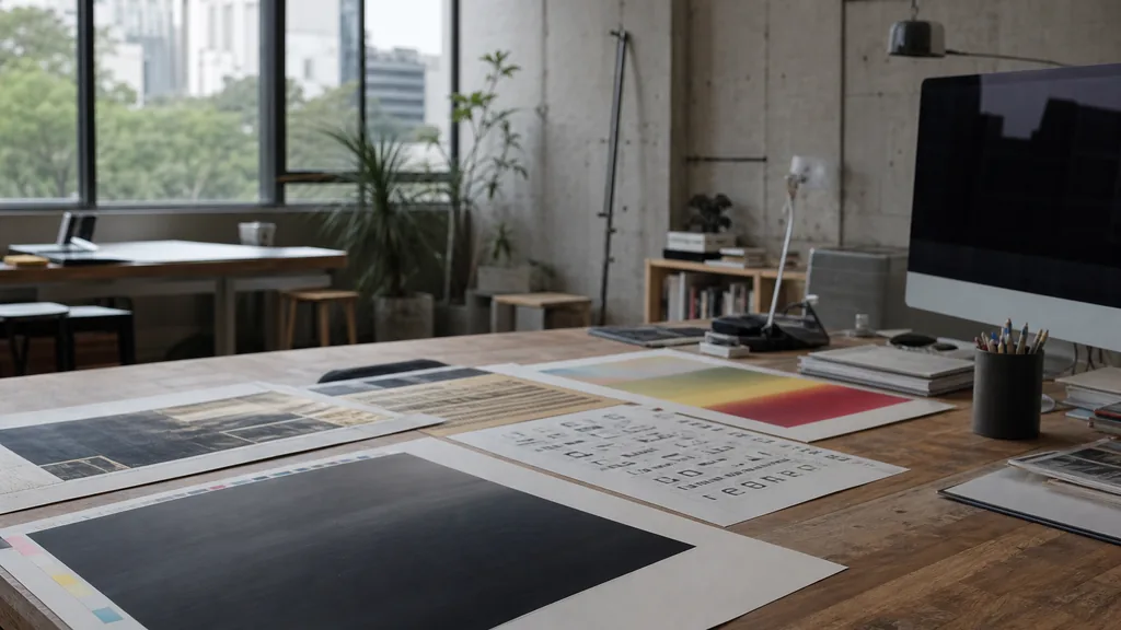 Editorial photograph of a Sao Paulo Vila Madalena loft studio with raw concrete and flat overcast daylight