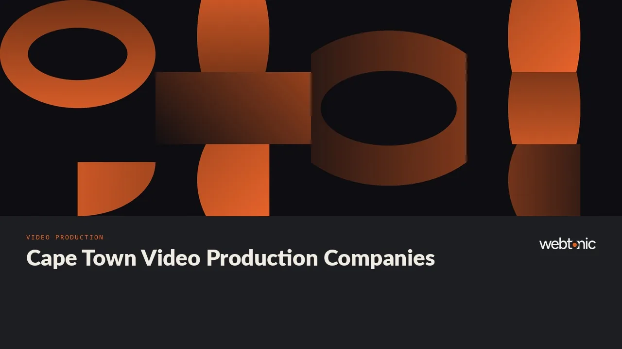 Cape Town Video Production Companies, Ranked by What They Will Name, in 2026 — Web Tonic blog thumbnail