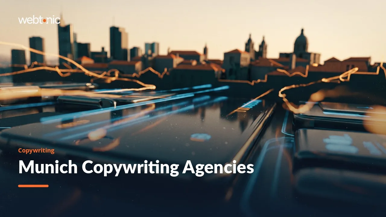 Munich Copywriting Agencies in 2026: Twelve Firms, Five Client Rosters — Web Tonic blog thumbnail