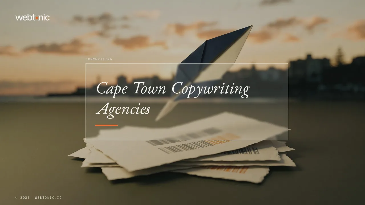Cape Town Copywriting Agencies for 2026: Local Work or Export Work? — Web Tonic blog thumbnail