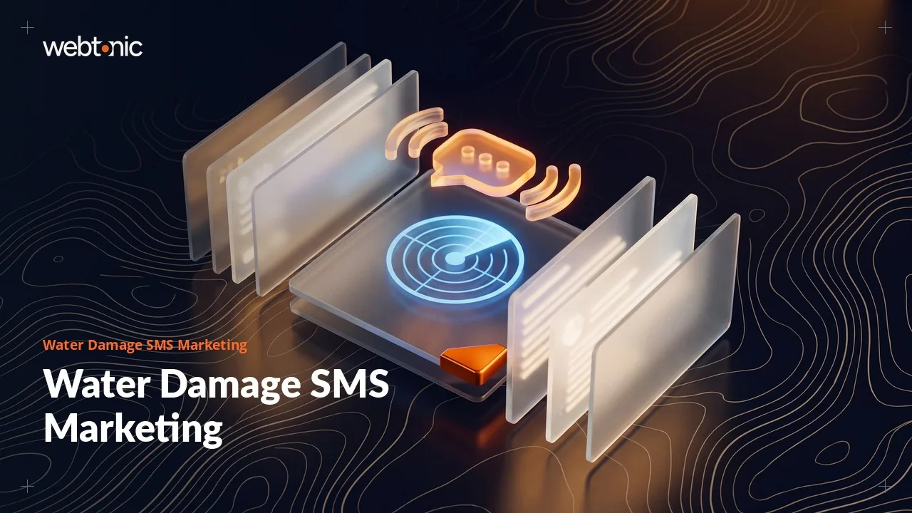 The Text After the Truck Leaves: Ten Water Damage SMS Agencies in 2026 — Web Tonic blog thumbnail