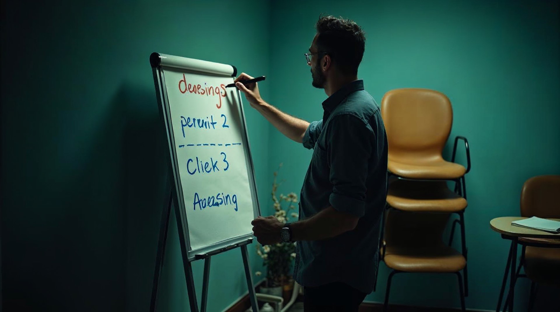 Three priorities, written down and owned