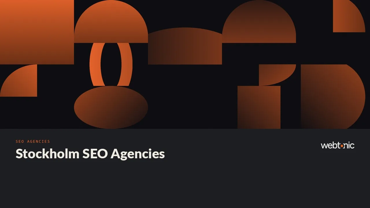 Stockholm SEO in 2026: 20 Agencies and Who Names Clients — Web Tonic blog thumbnail