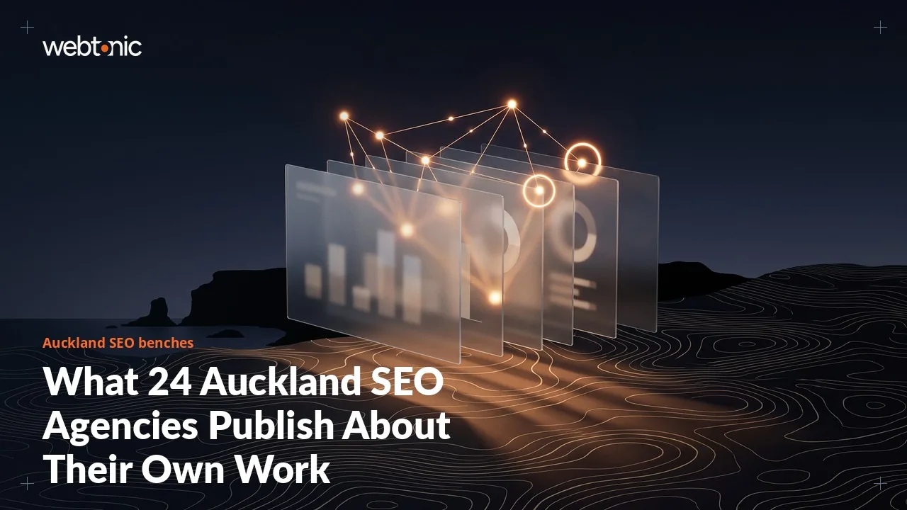 What 24 Auckland SEO Agencies Publish About Their Own Work (2026) — Web Tonic blog thumbnail