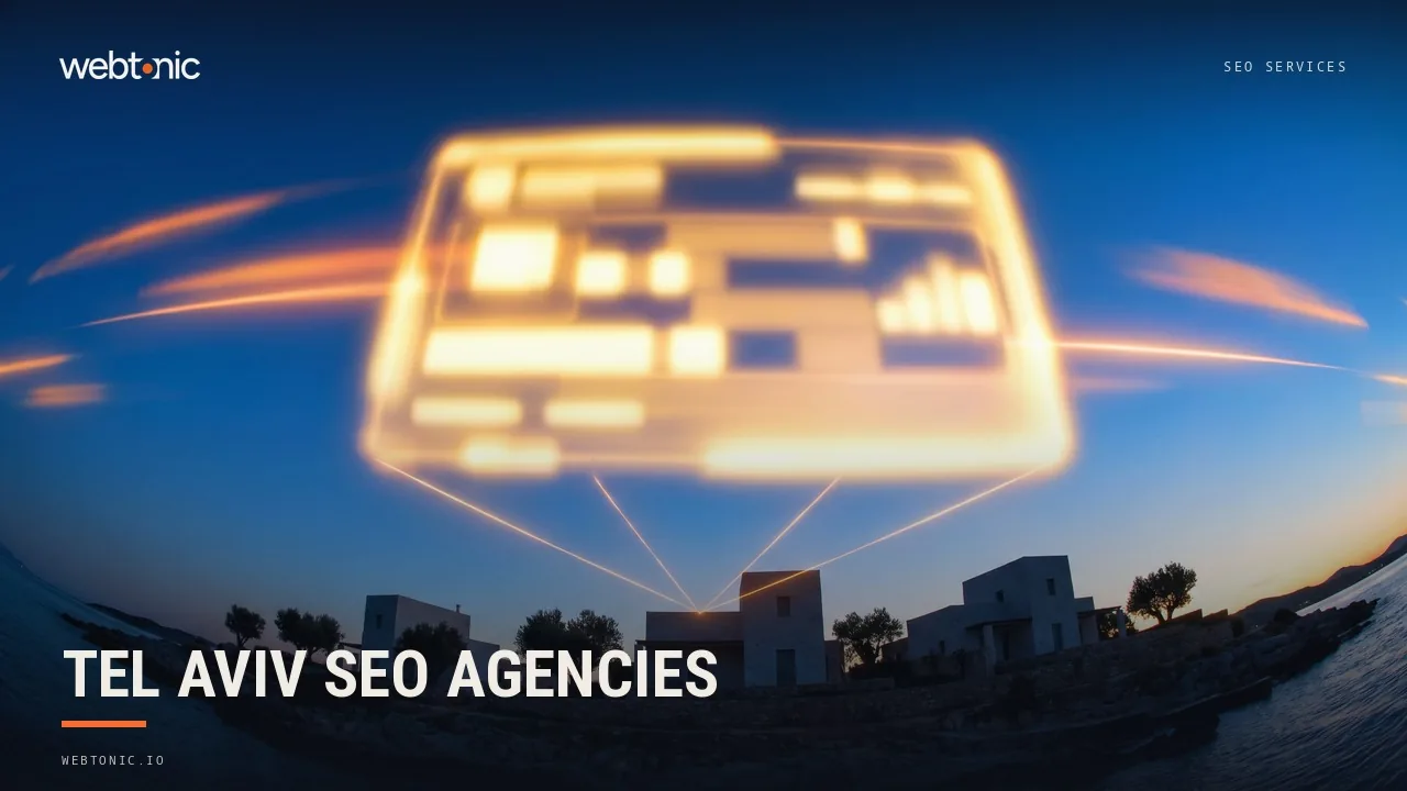 Hebrew or English? Fourteen Tel Aviv SEO Agencies in 2026 — Web Tonic blog thumbnail