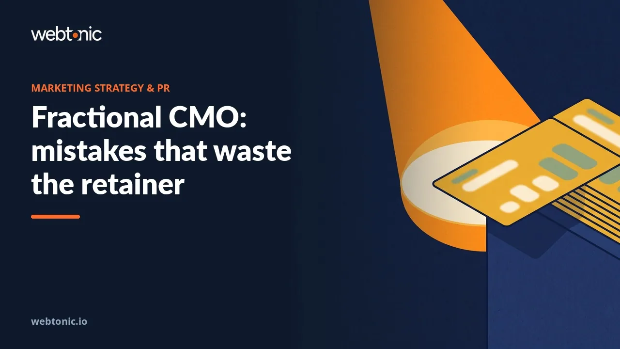 Fractional CMO: mistakes that waste the retainer — Web Tonic article thumbnail