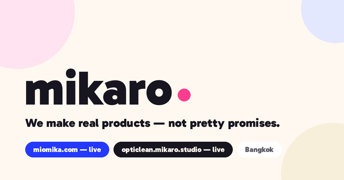 Mikaro Studio Logo
