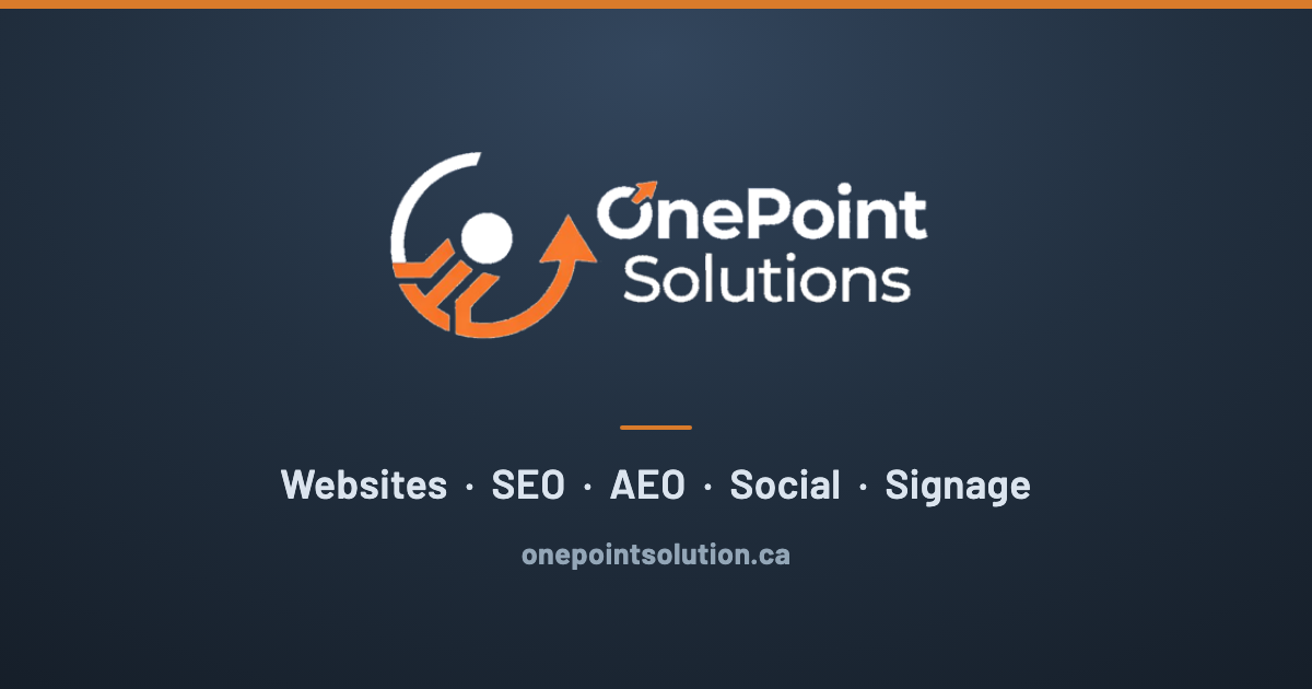 OnePoint Solutions Marketing Agency Logo