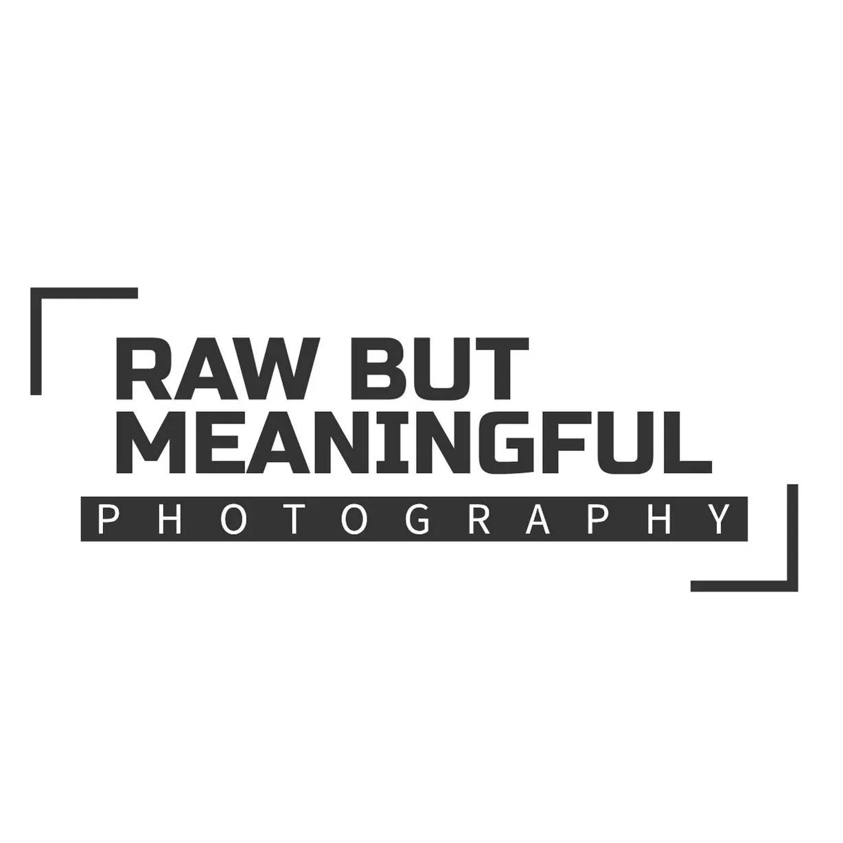 Raw But Meaningful Photography Logo