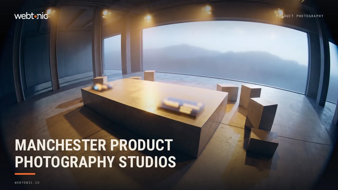Eleven Manchester Product Photography Studios Compared for 2026 — Web Tonic blog thumbnail
