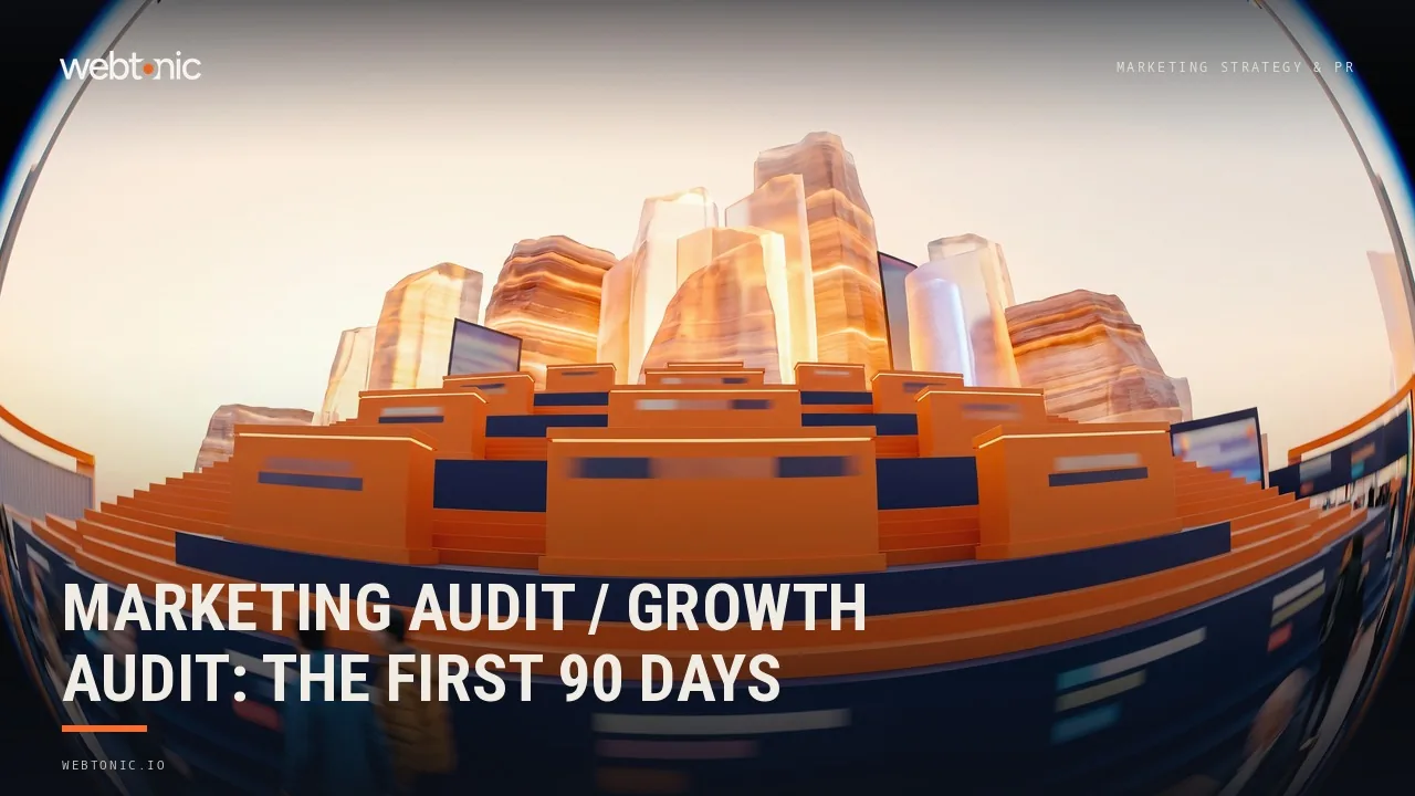 Marketing Audit / Growth Audit: the first 90 days — Web Tonic article thumbnail