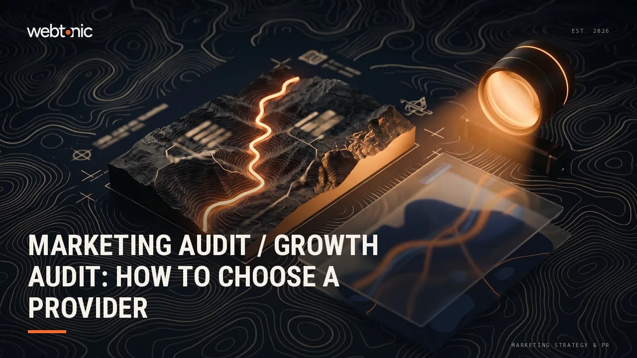 Marketing Audit / Growth Audit: how to choose a provider — Web Tonic article thumbnail