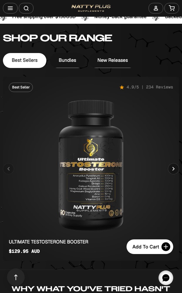 Shop our range on mobile