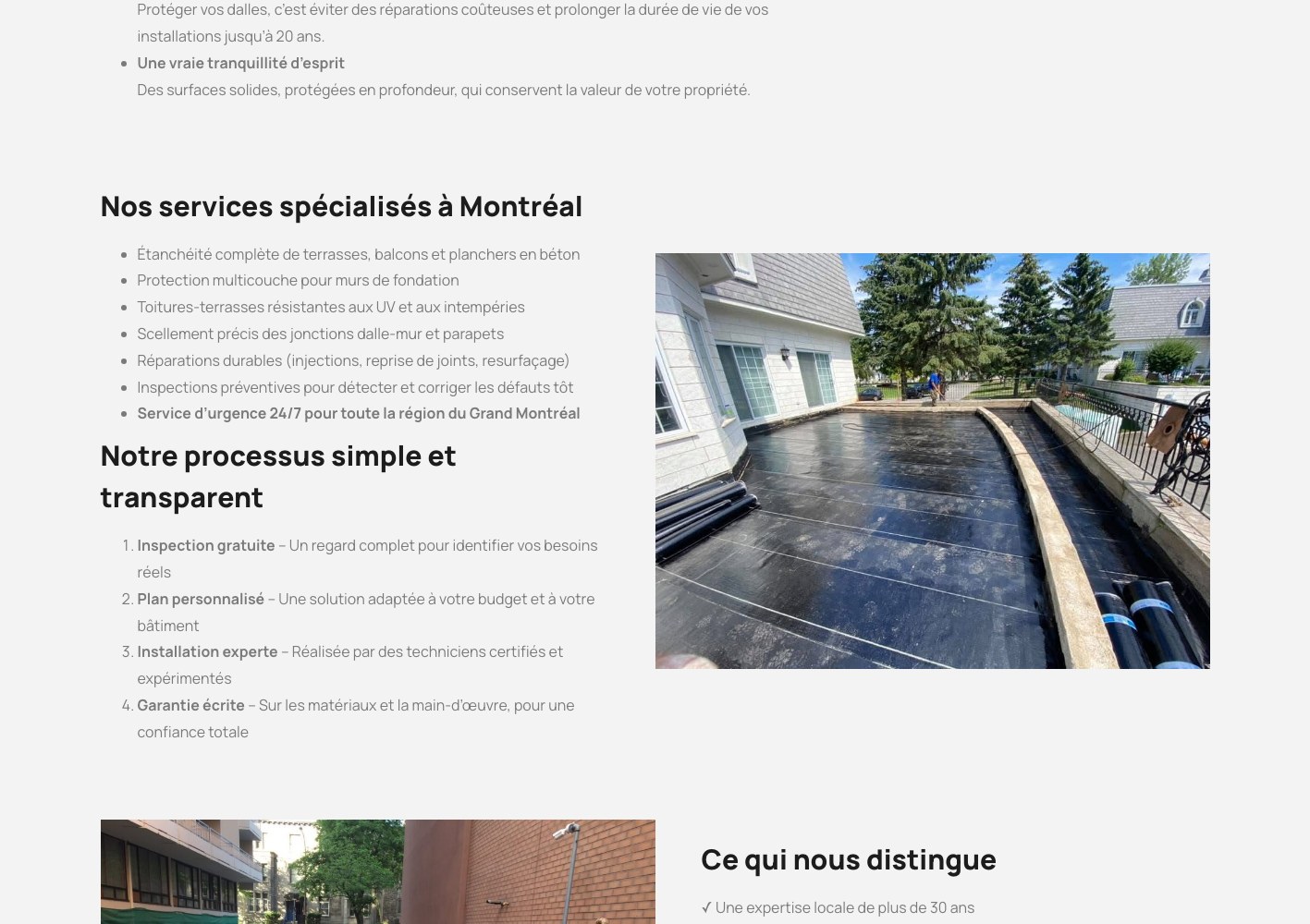 Specialised services in Montreal