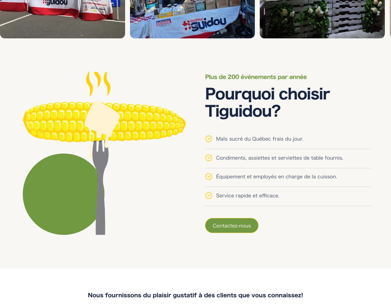 Why choose Tiguidou section with the illustrated corn-on-the-fork mark