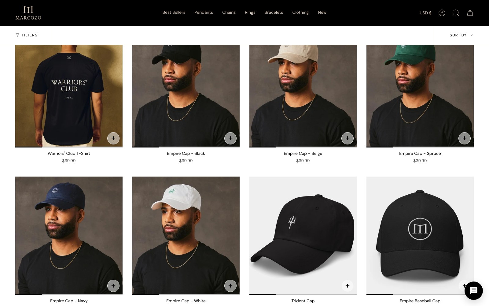 MARCOZO apparel photographed on models