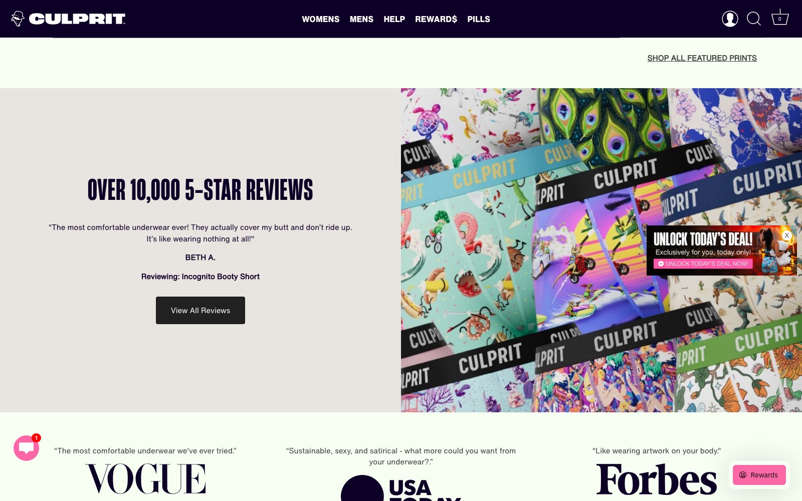 Over 10,000 five-star reviews band with Vogue, USA Today and Forbes logos