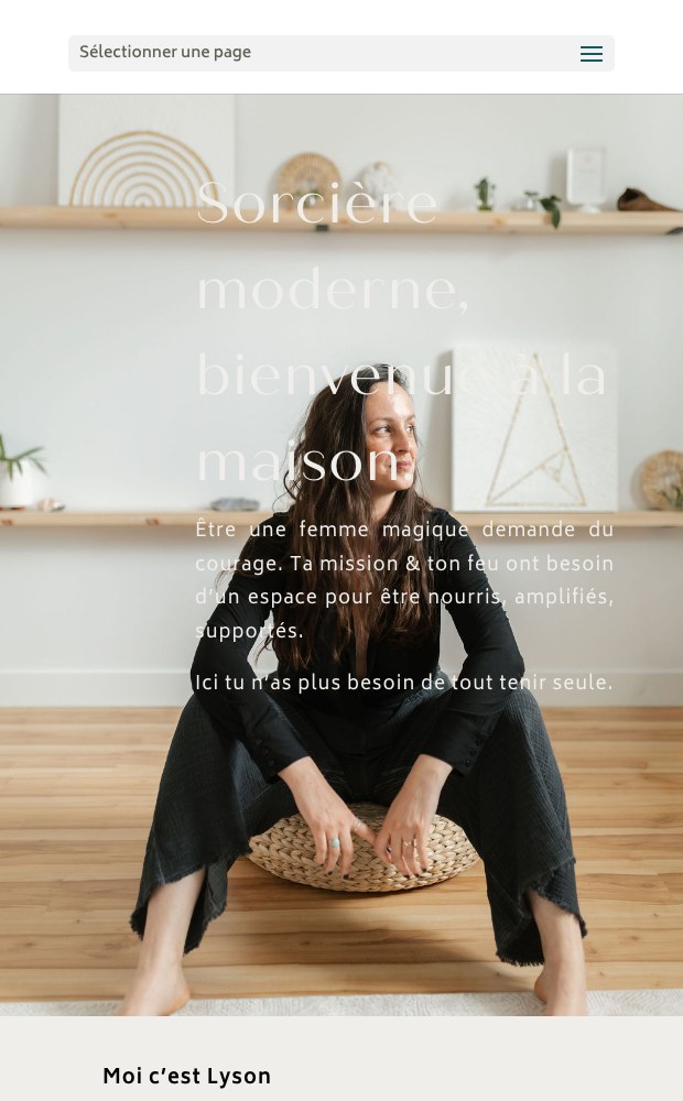 Mobile homepage hero