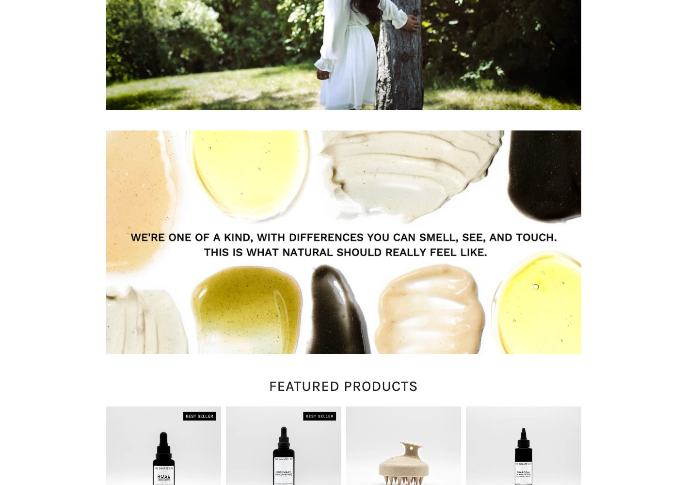 The Innate Life product texture band, this is what natural should really feel like