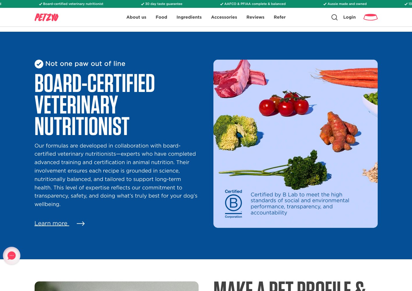 Board-certified veterinary nutritionist credentials block