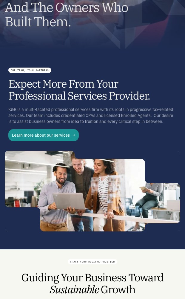 Mobile positioning section for business owners