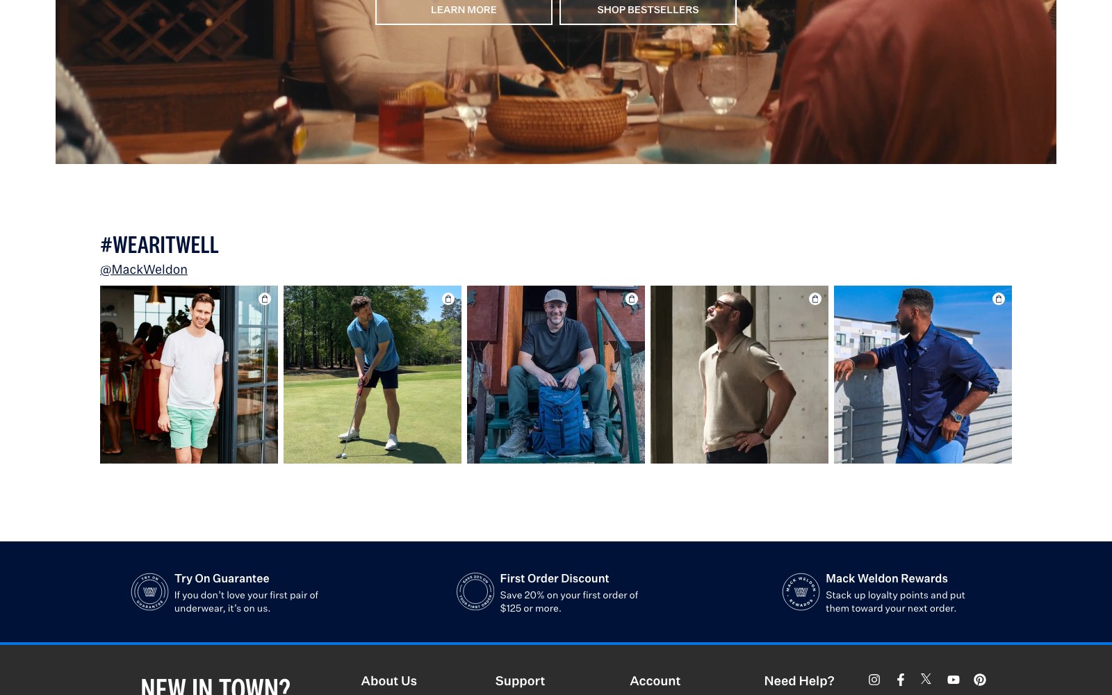 WearItWell customer photo wall
