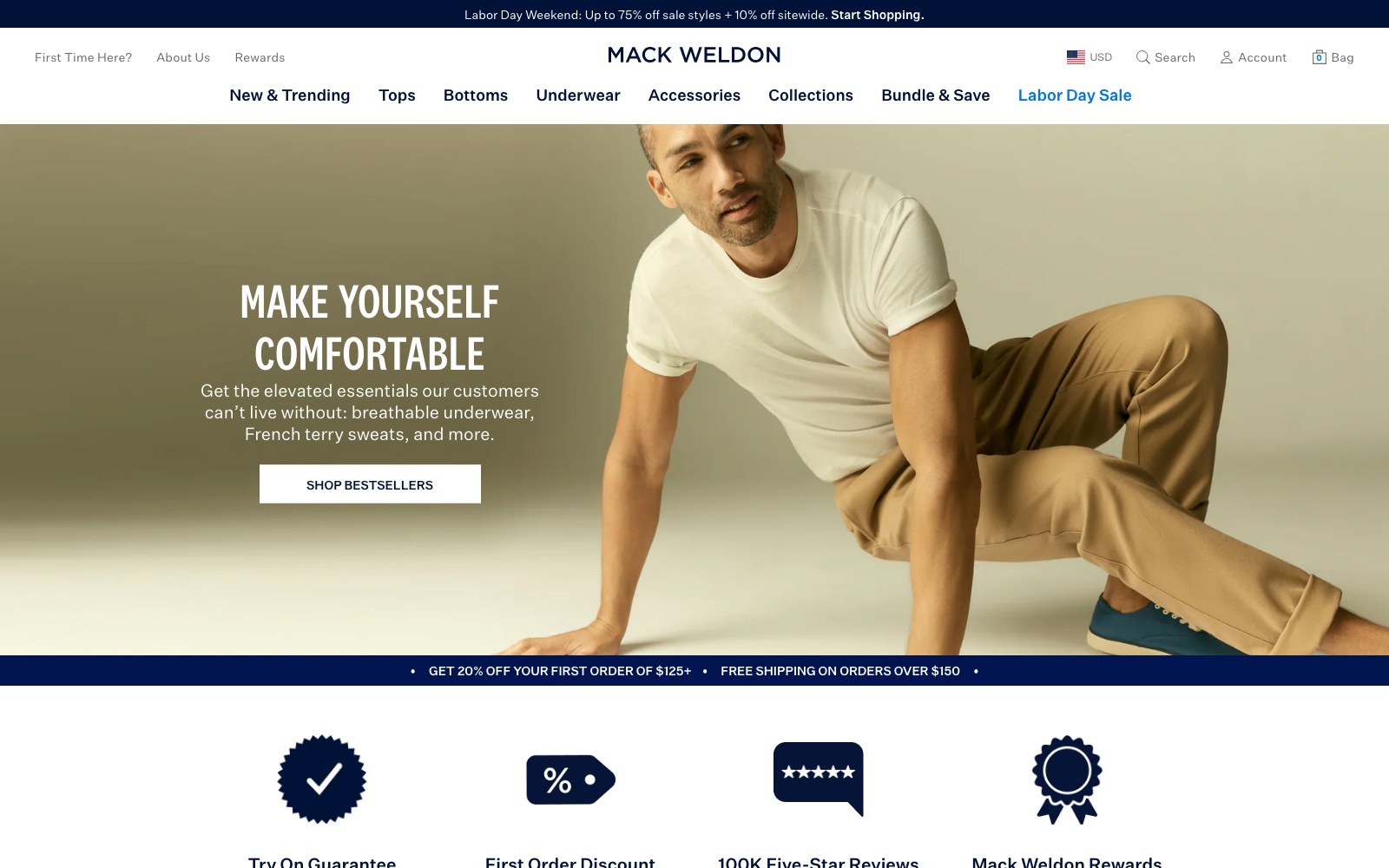 Make yourself comfortable campaign band