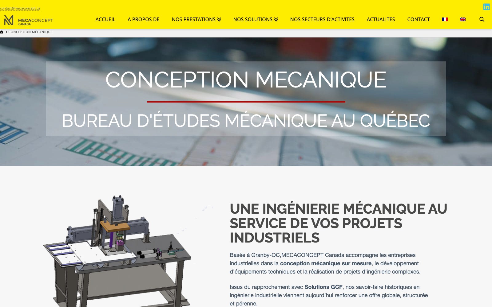 Mecaconcept mechanical design service page header