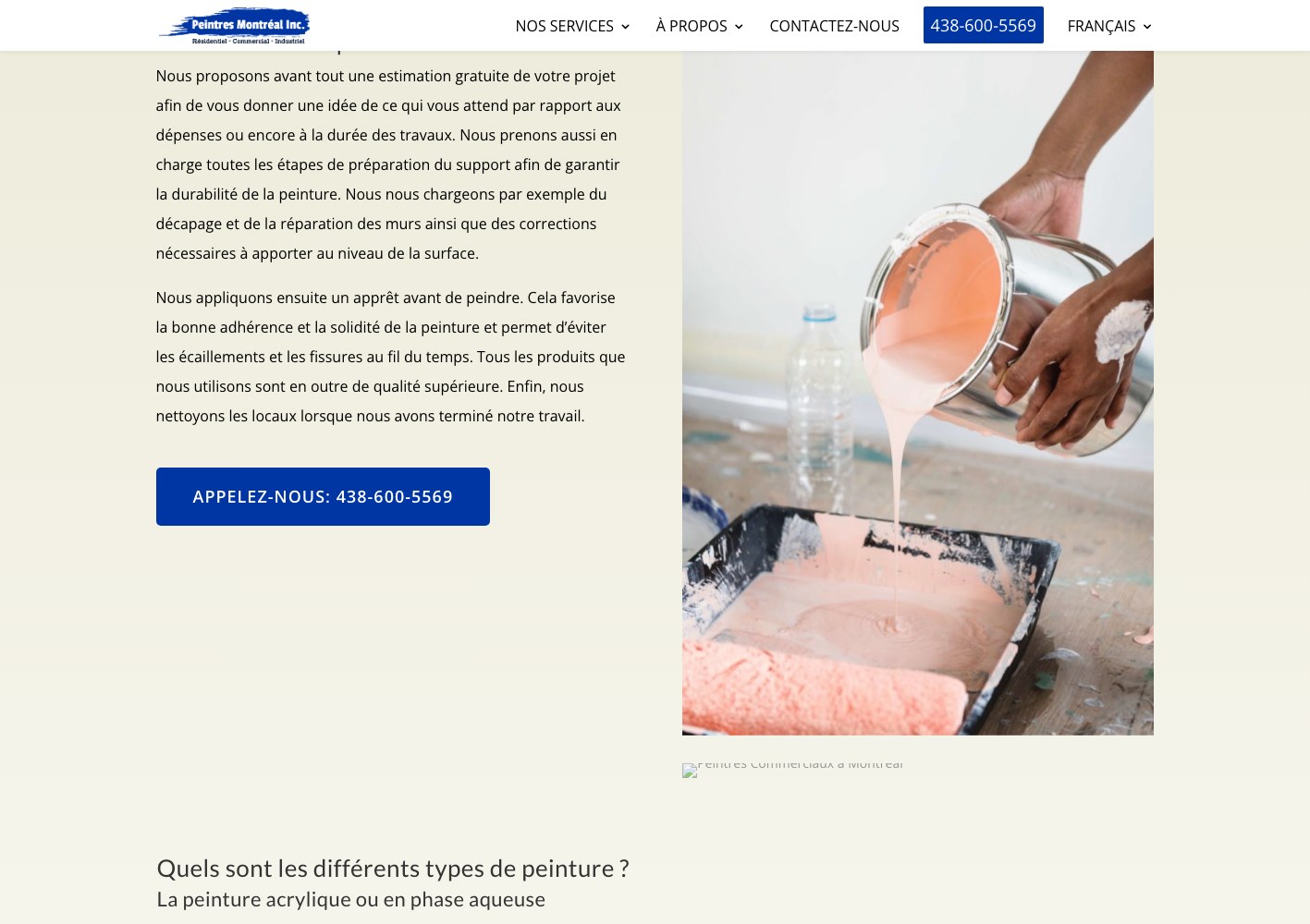 Paint types explainer with photography