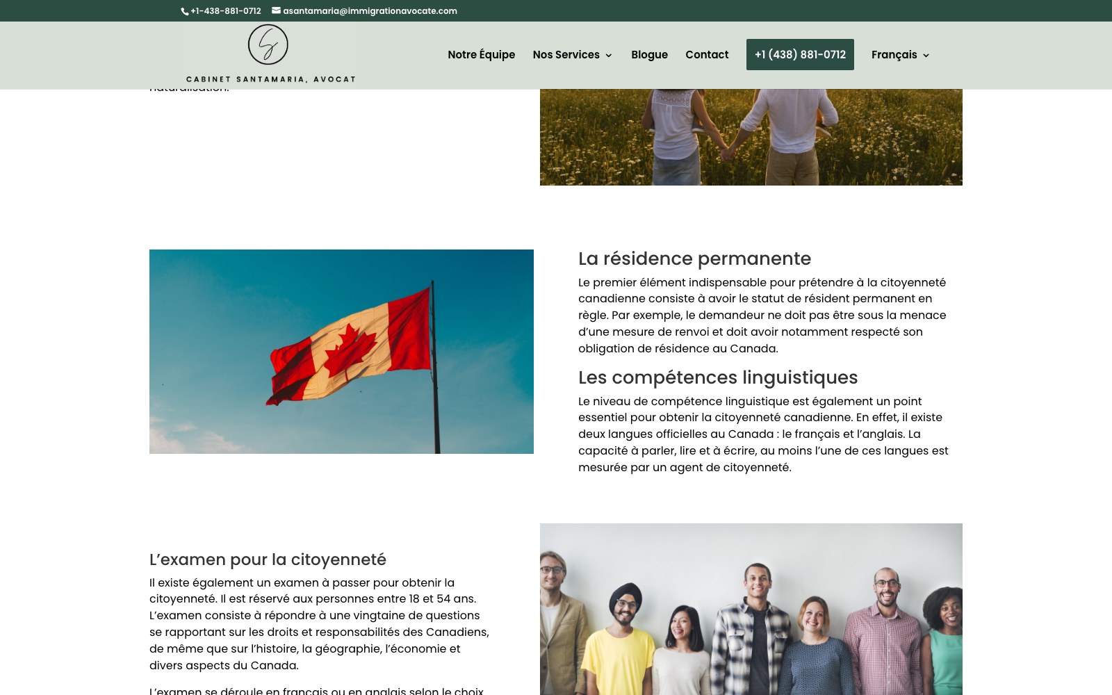 Permanent residence explainer with the citizenship exam section