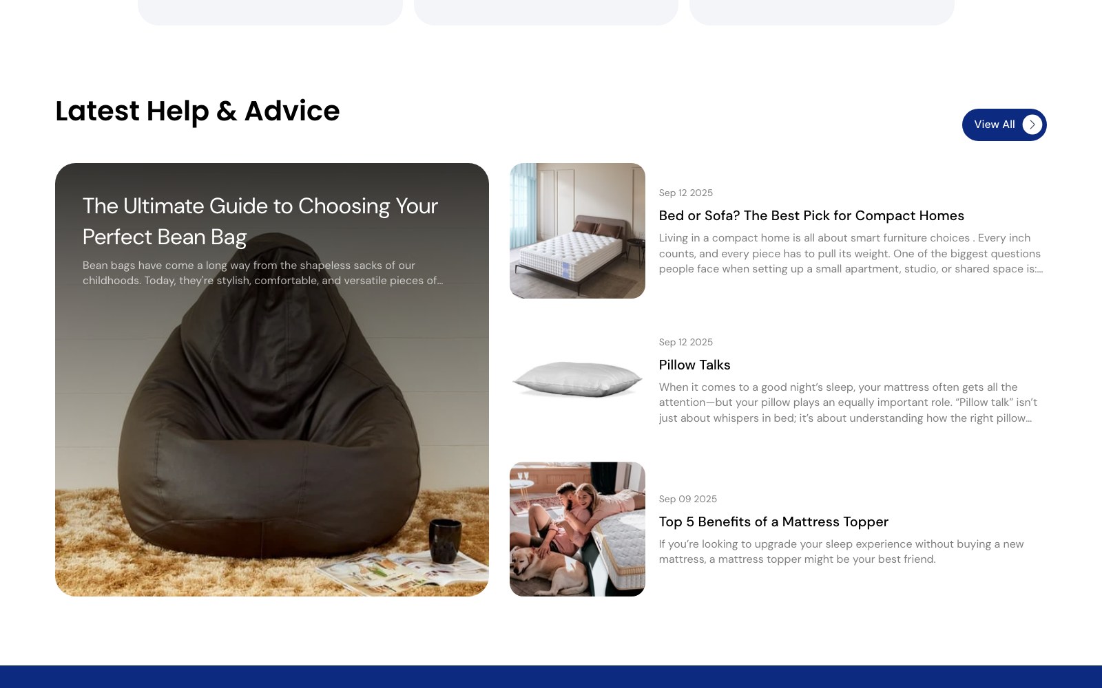 Latest Help and Advice articles supporting the buying decision