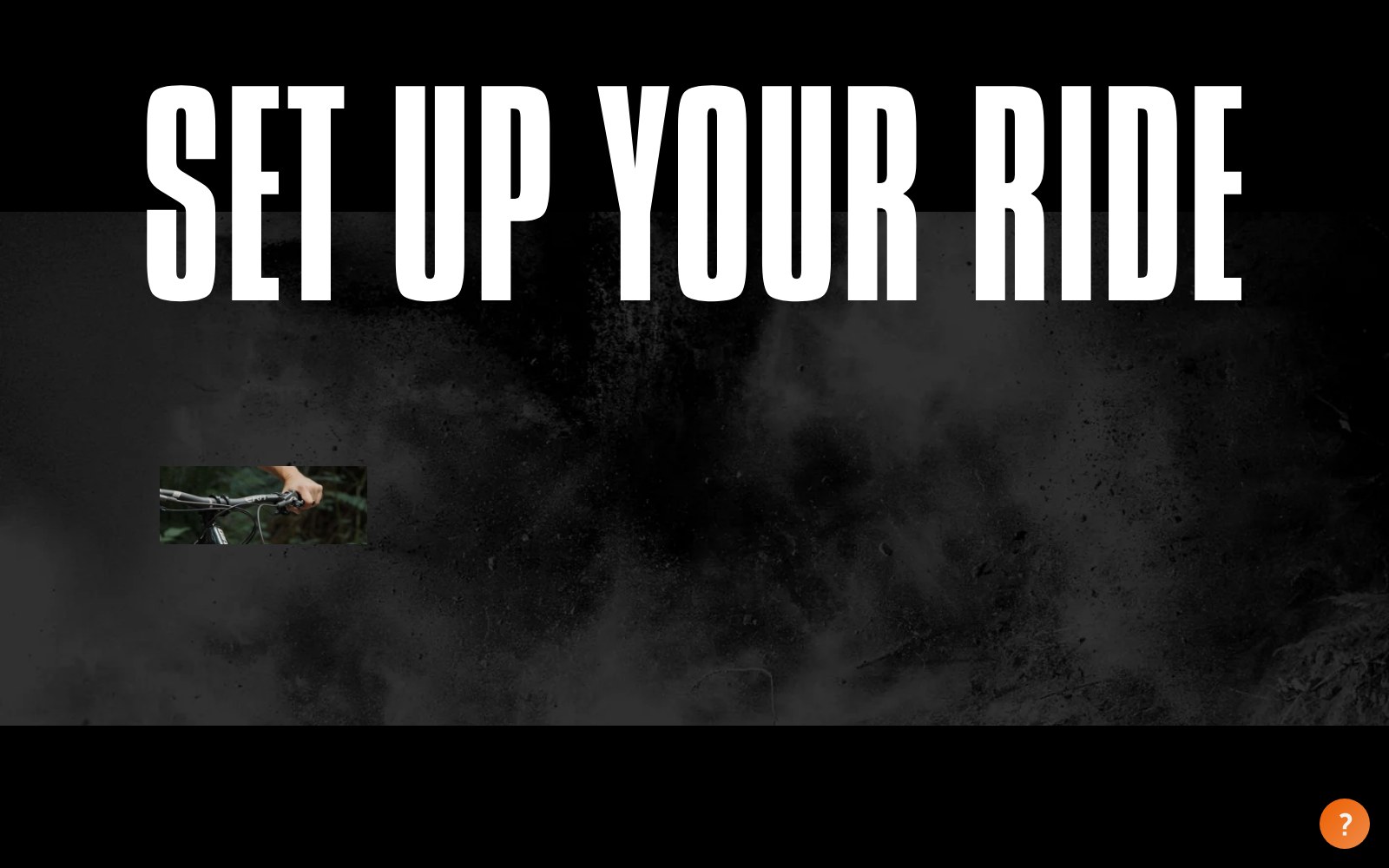 Set up your ride configuration band