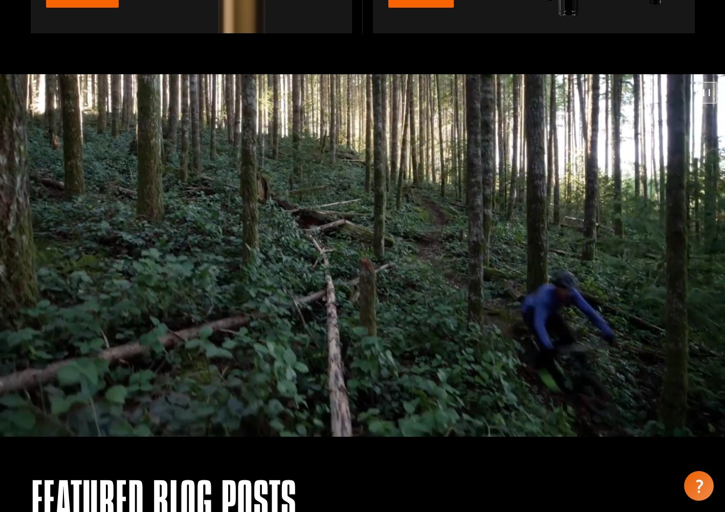 Trail riding photography above the blog rail
