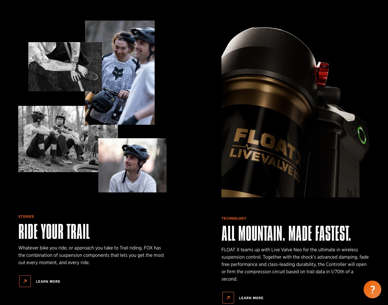 Ride your trail and All Mountain product explainers