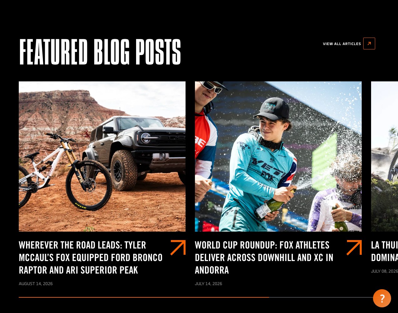 Featured blog posts rail