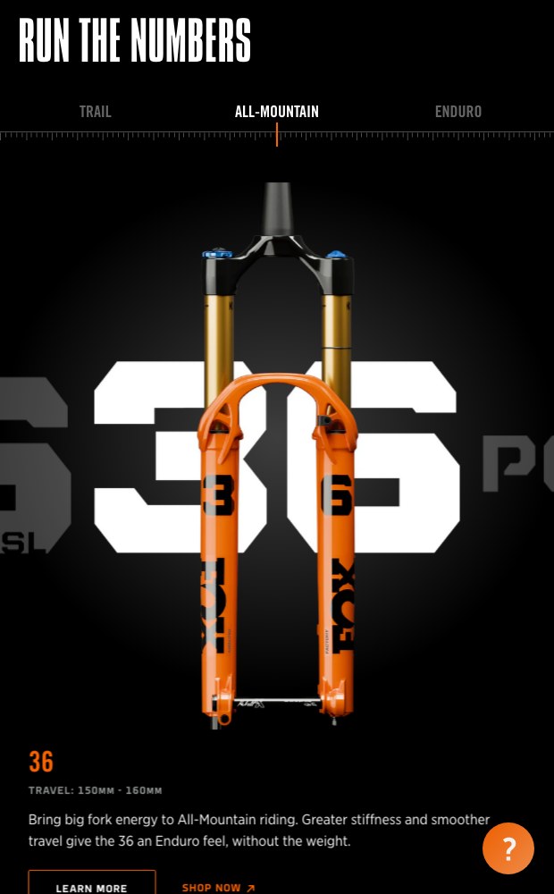 Mobile FOX 36 fork product story