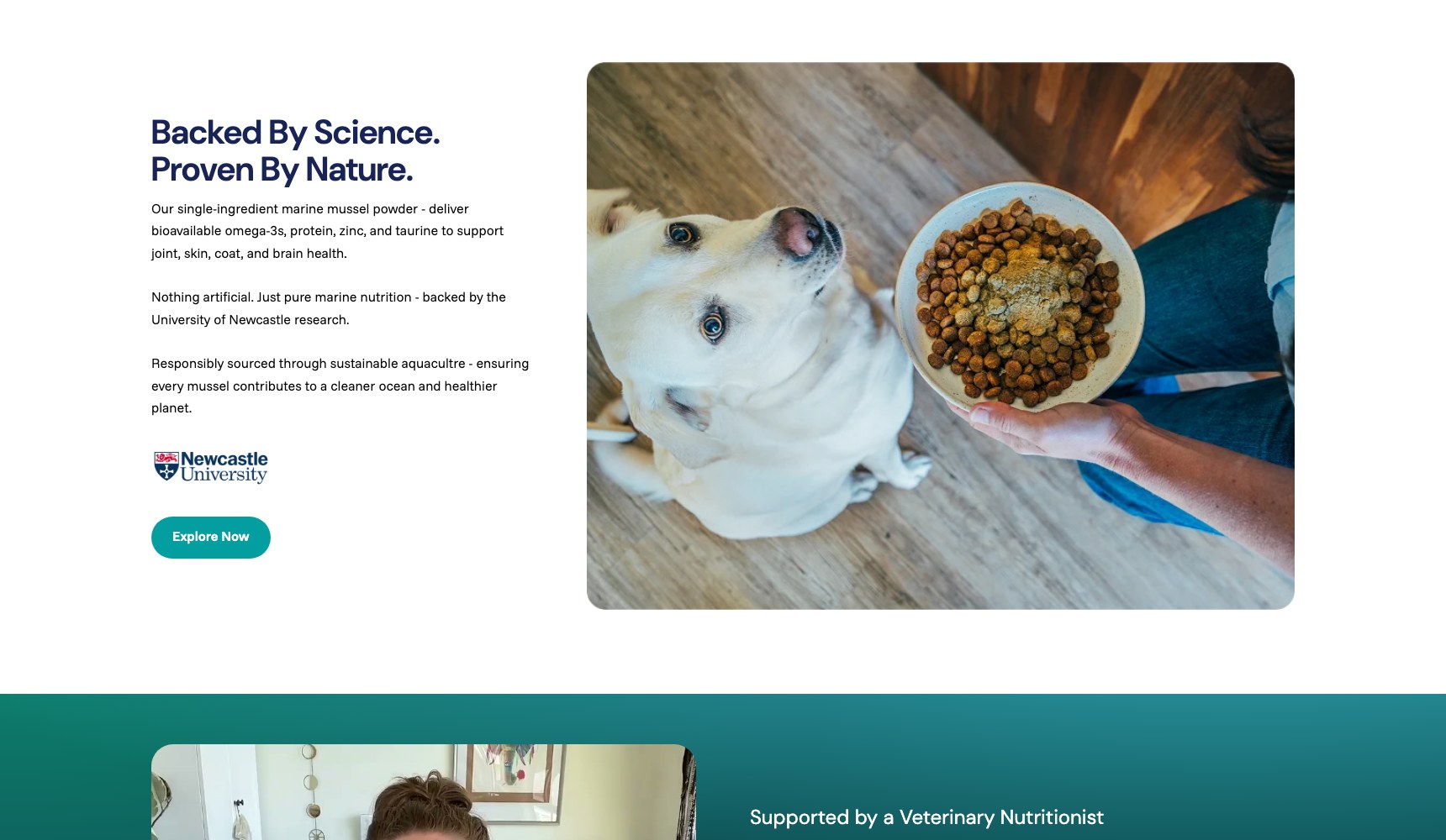 Backed by science, proven by nature, with the university endorsement