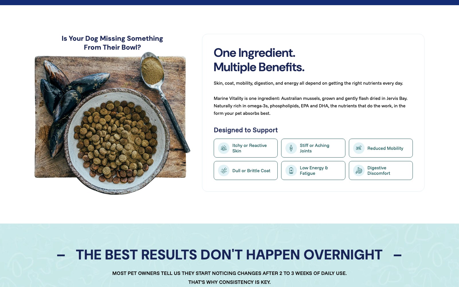 One ingredient, multiple benefits, with the six support claims