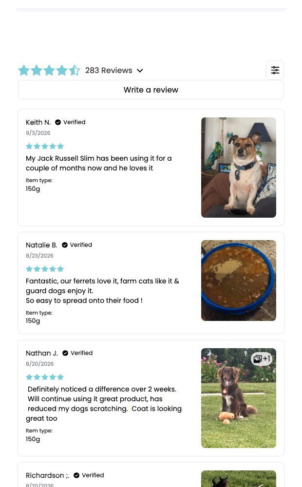 Mobile customer reviews with owner-submitted photos